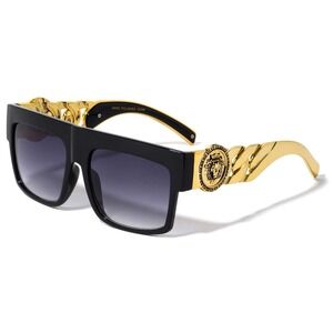 Kleo Grandeur Classic Square Chain Hip Hop Sunglasses Cholo Gangster Style Gafas